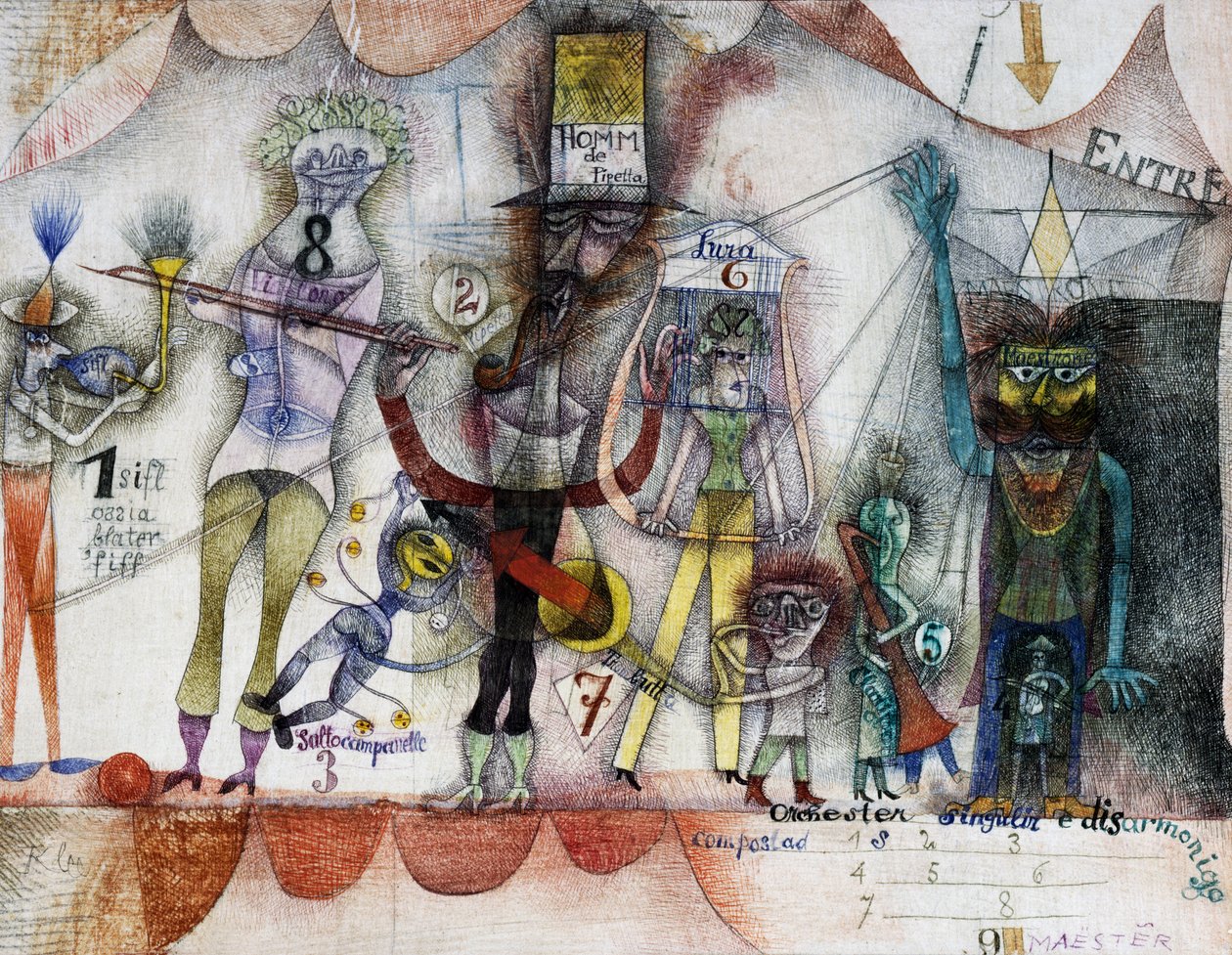 Hudba na veletrhu od Paul Klee