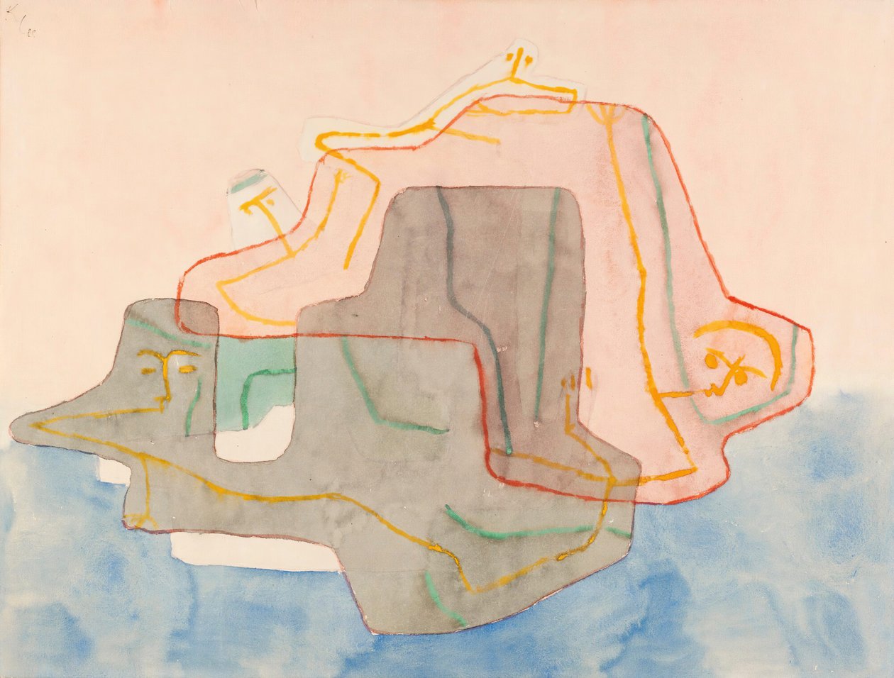 Mýtus o ostrově, 1930. od Paul Klee