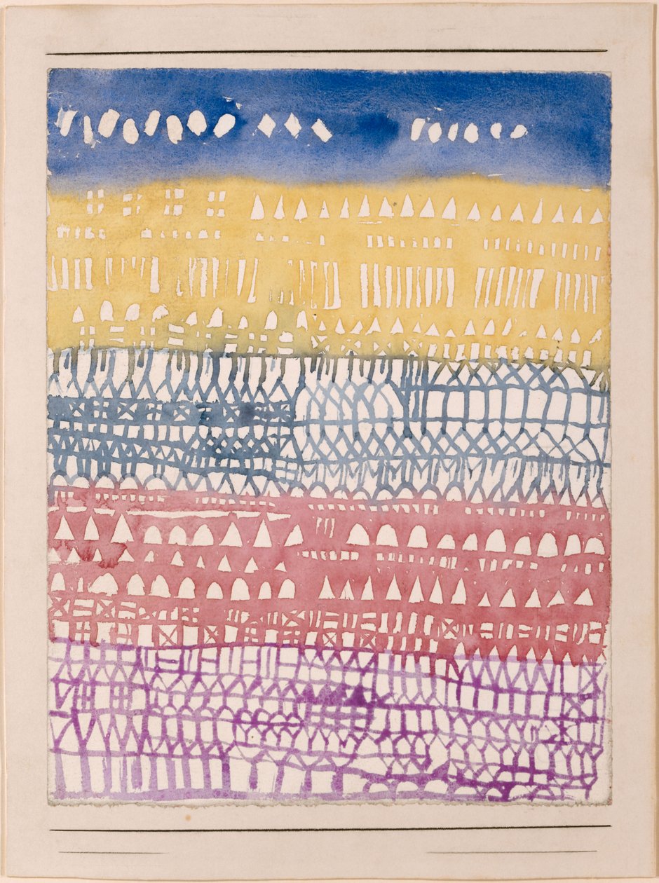 Přehled starého města, 1928. od Paul Klee