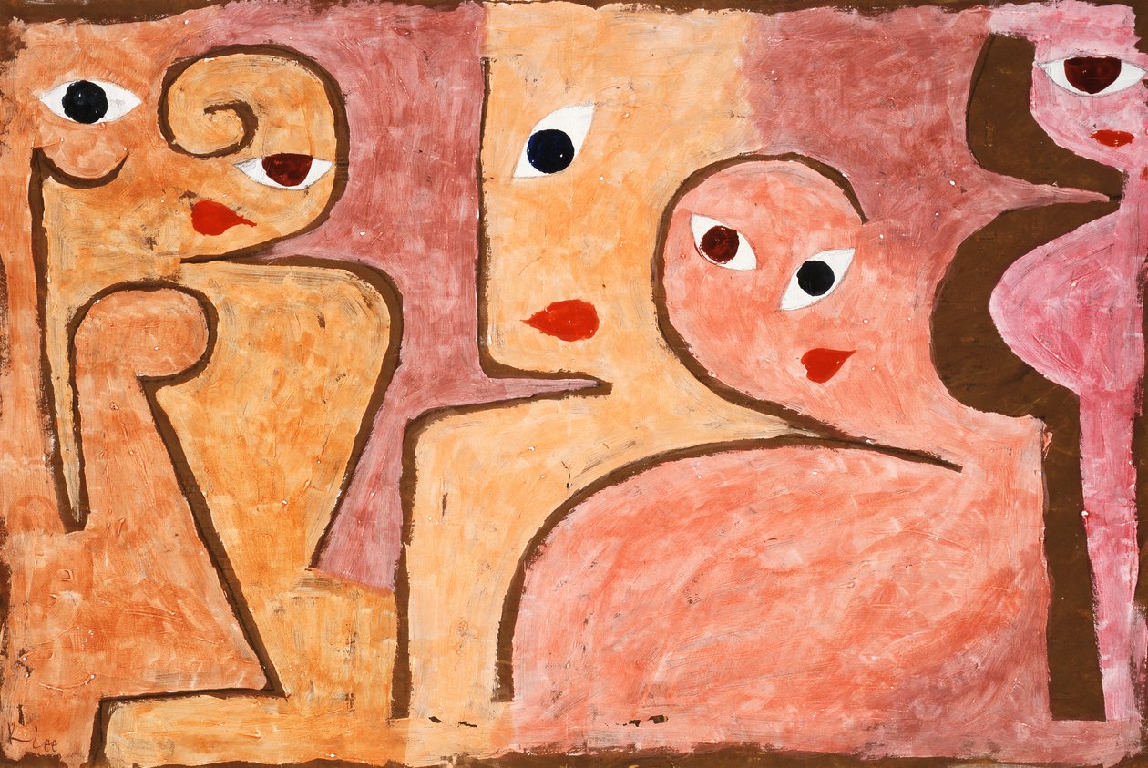 Skupina s otevřenýma očima od Paul Klee