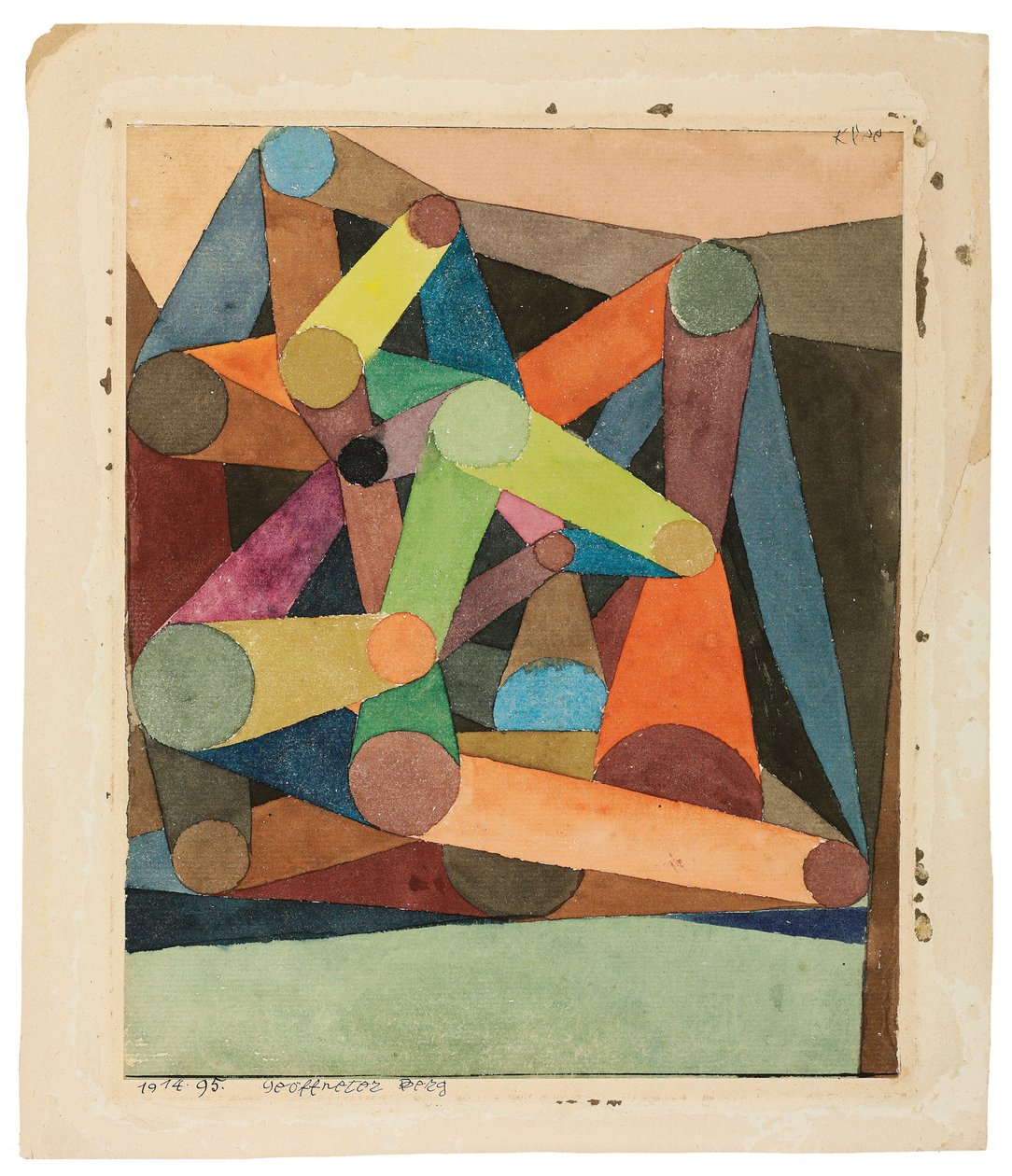 Otevřená hora od Paul Klee