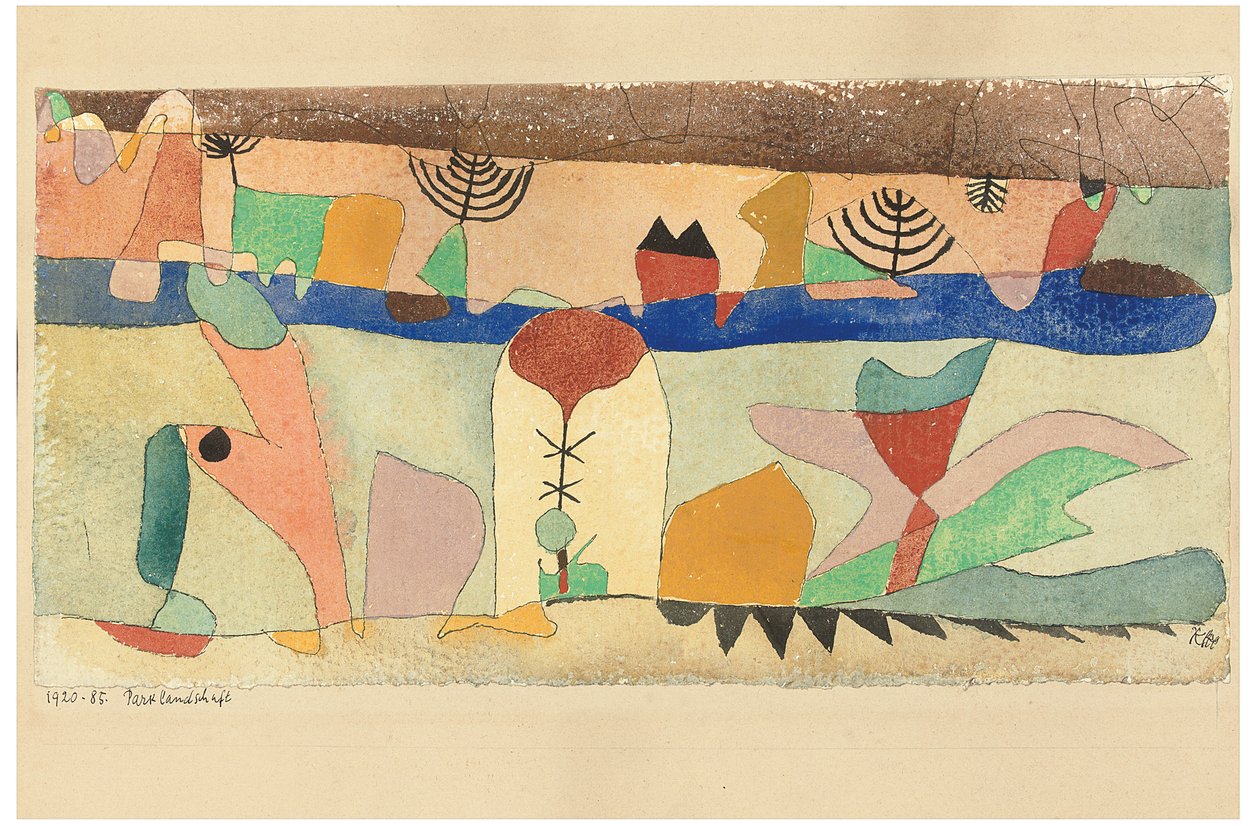 Parková krajina od Paul Klee