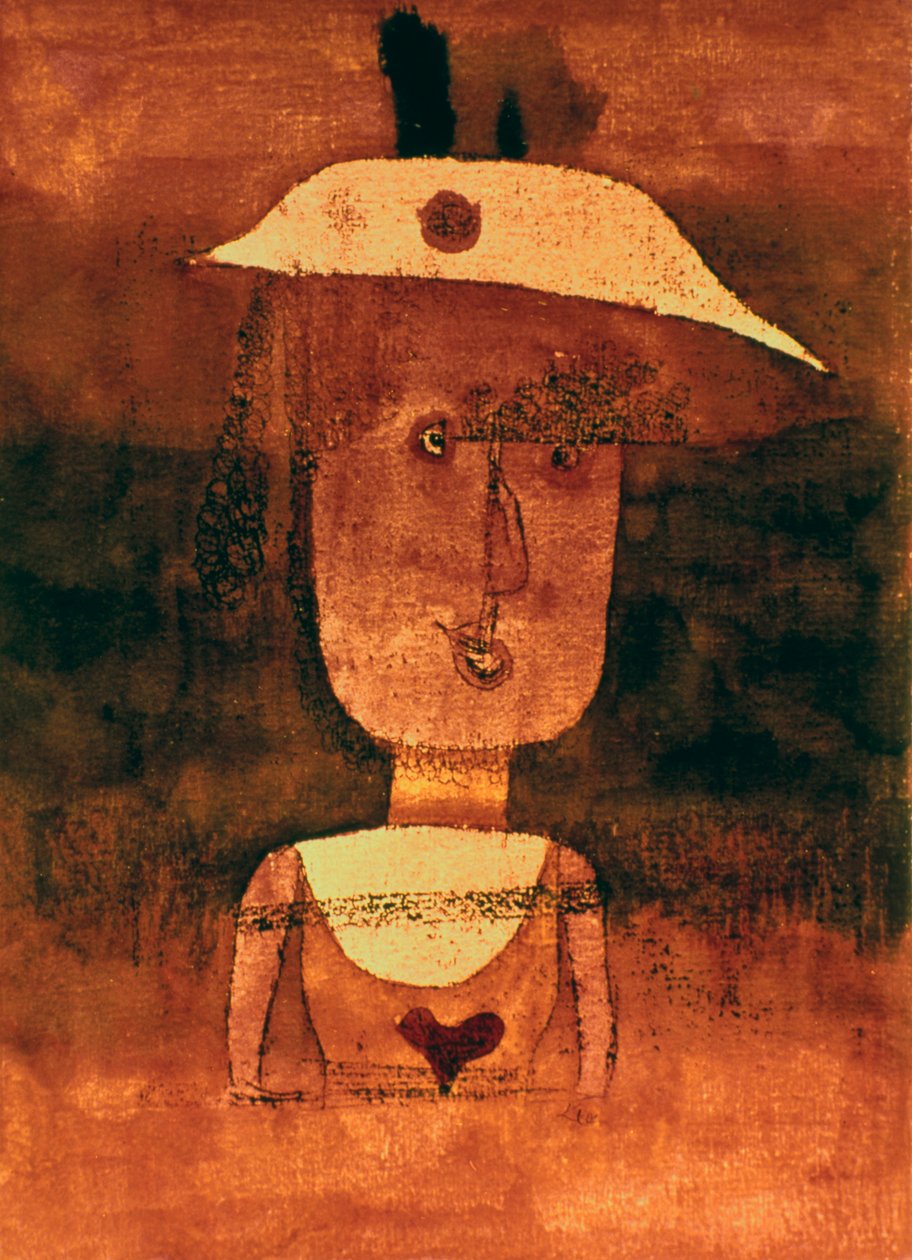 Portrét paní P na jihu, 1924 od Paul Klee