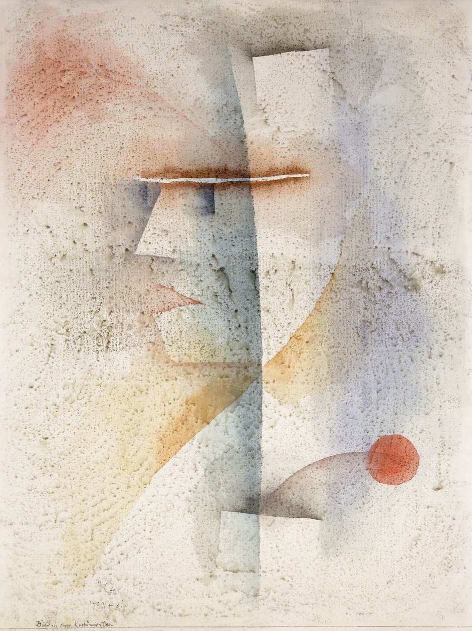 Portrét muže v kostýmu (s květinou); Portrét muže v kostýmu (s květinou) od Paul Klee