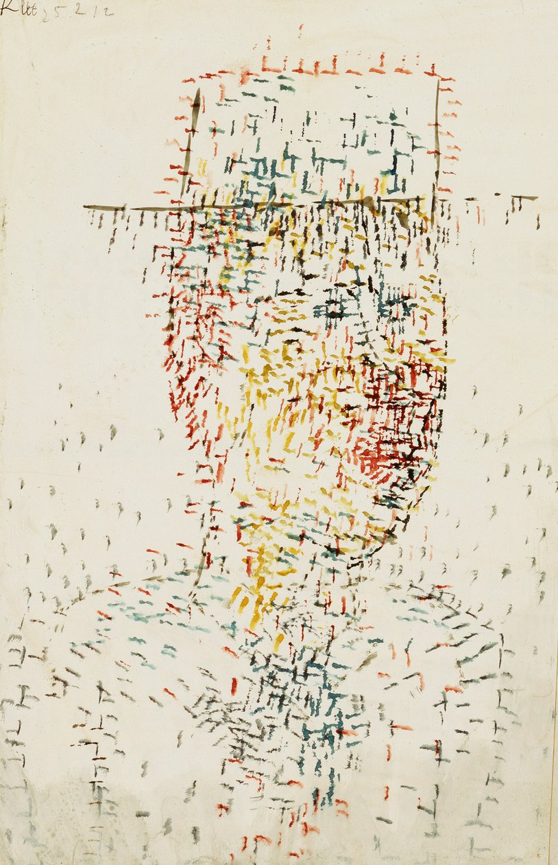 Portrét mladého muže od Paul Klee