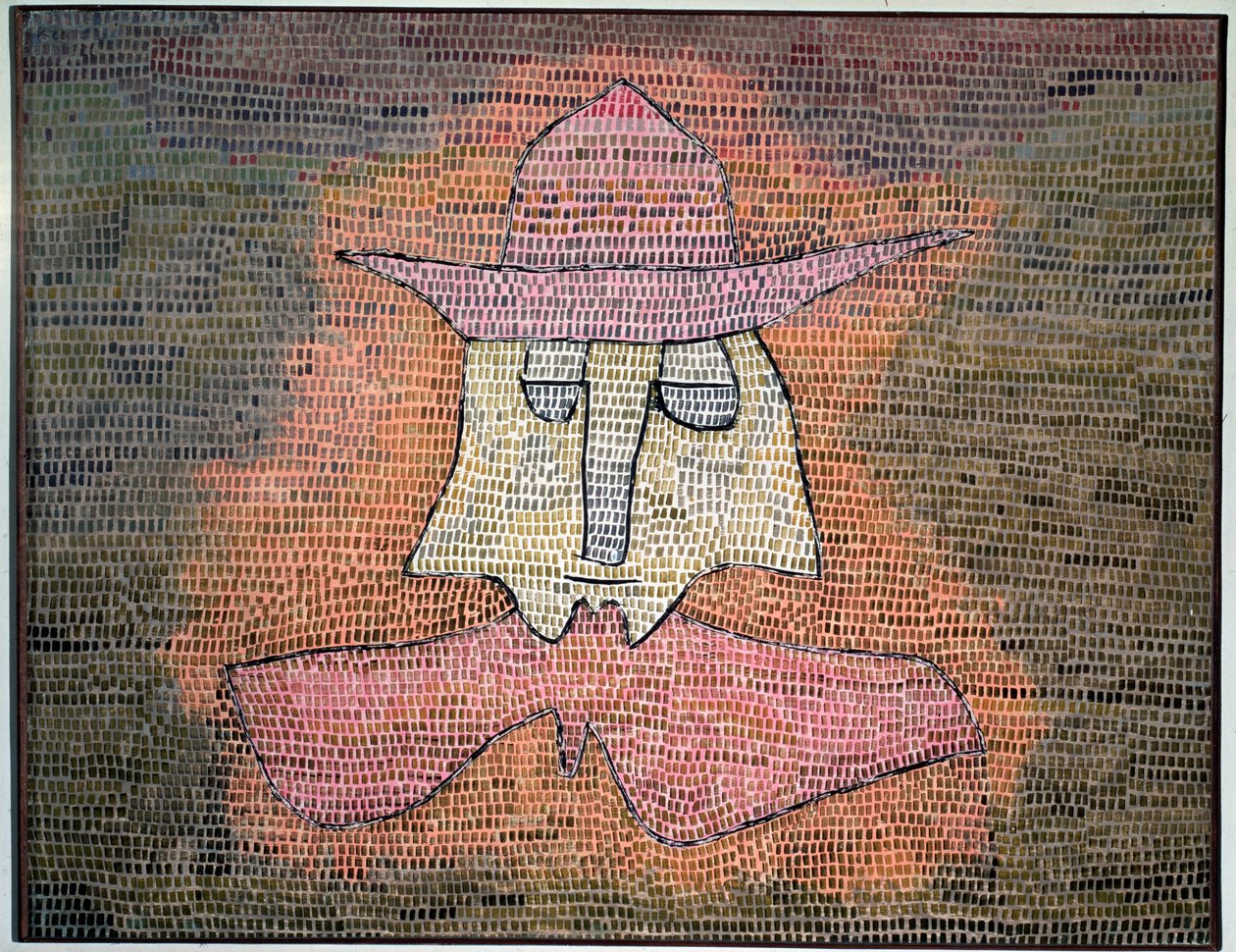 Portrét reverenda Kola - Malba od Paul Klee