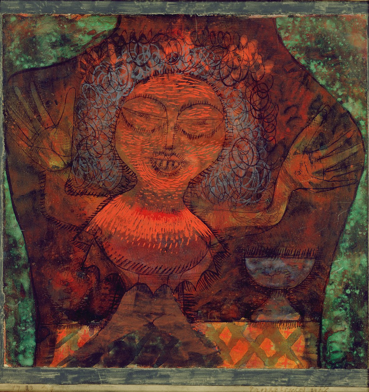 Prorocká žena od Paul Klee