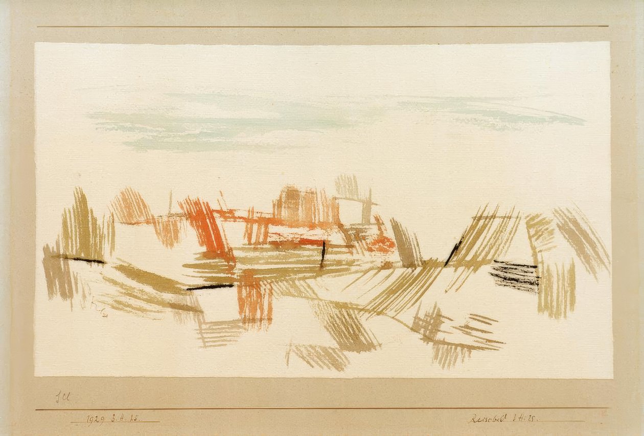 Cestopisný obrázek 3. H. 25 od Paul Klee