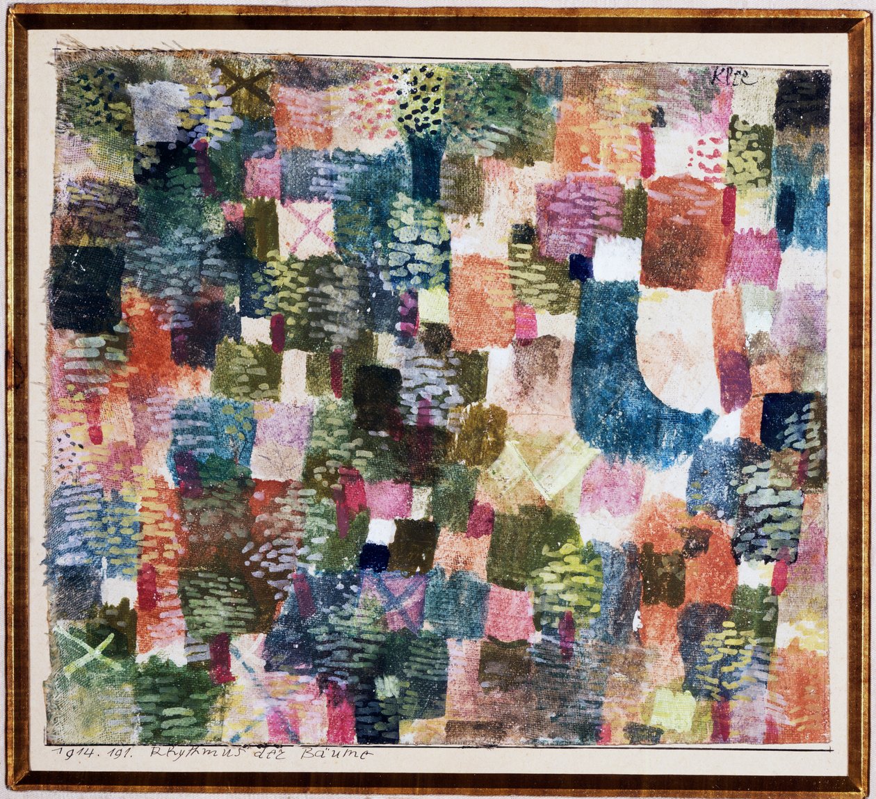 rytmus stromů od Paul Klee