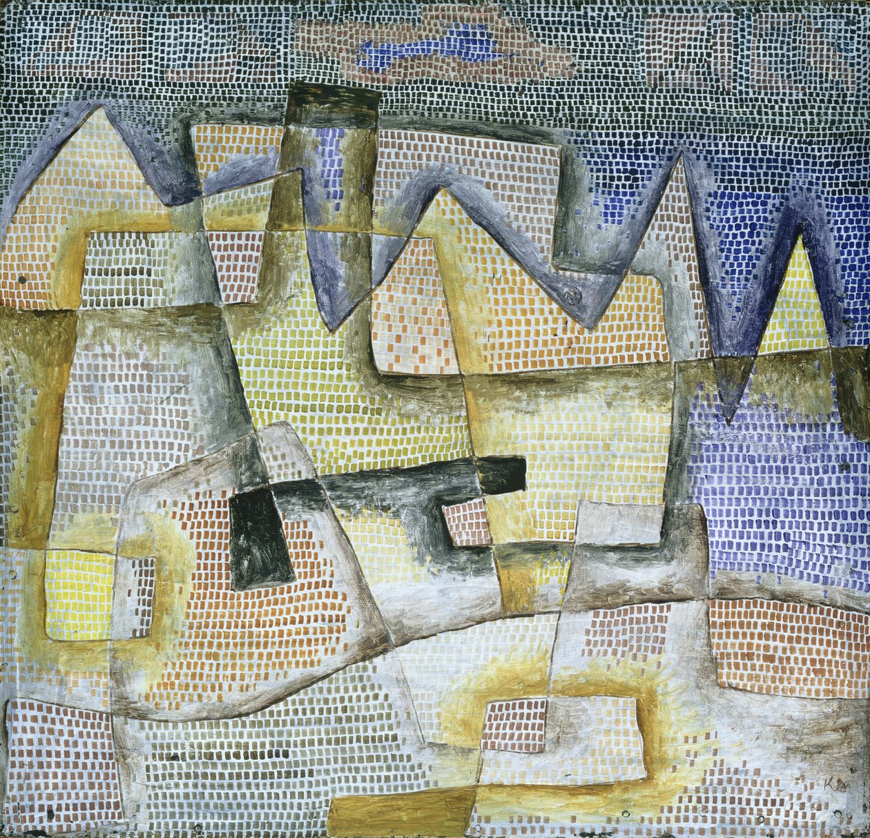 Skalnaté pobřeží od Paul Klee