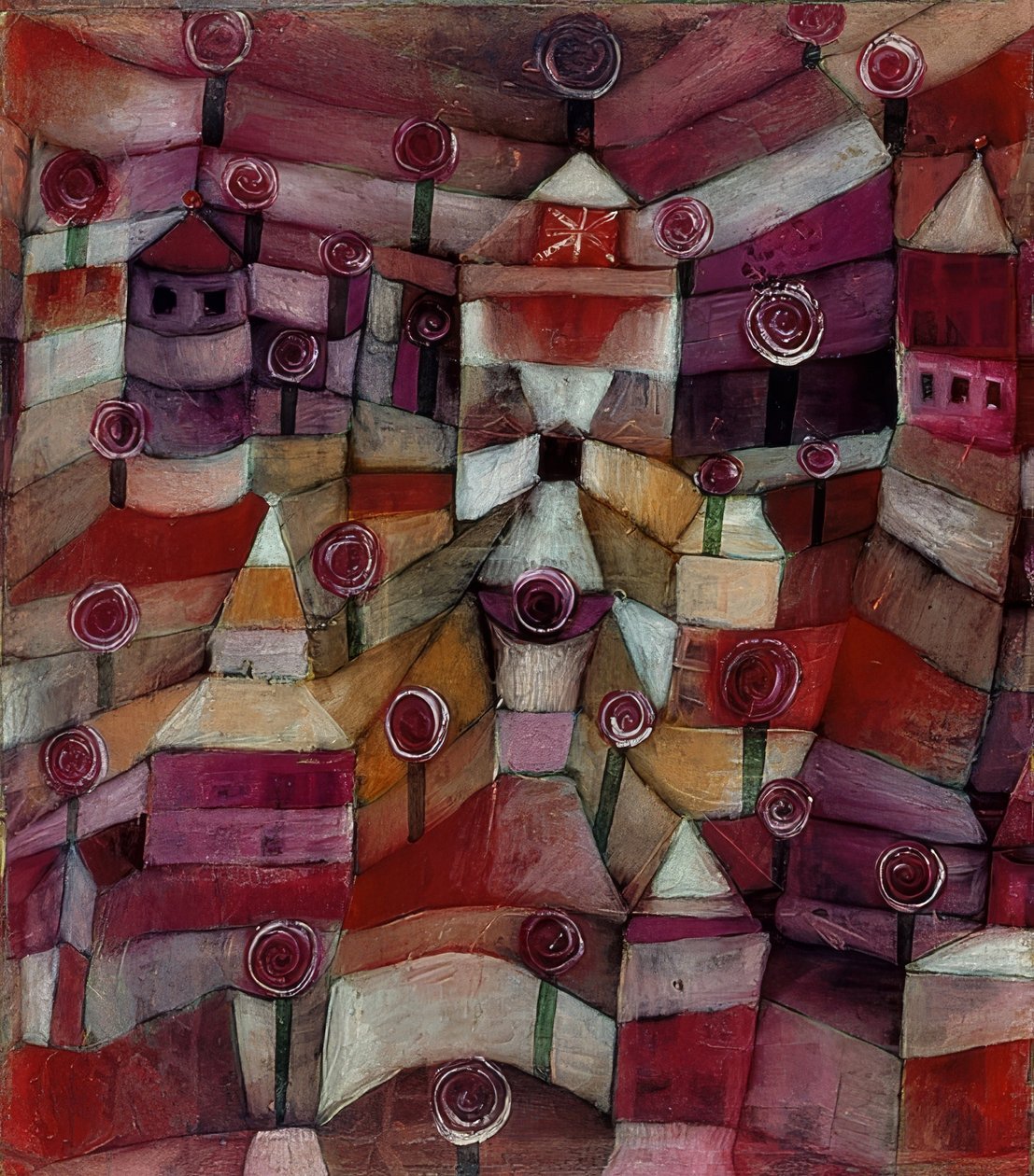 Rosengarten. 1920 od Paul Klee