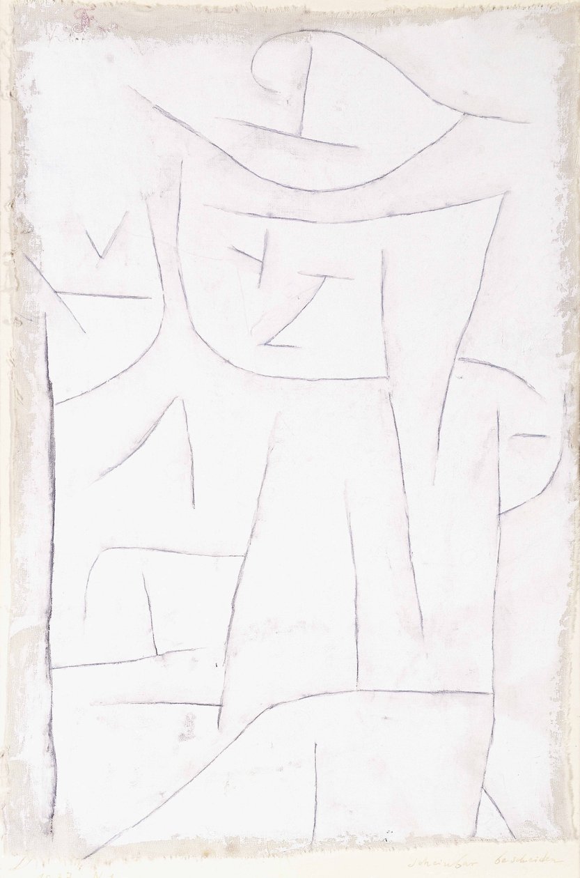 Zřejmě skromný; Zdánlivě skromný od Paul Klee