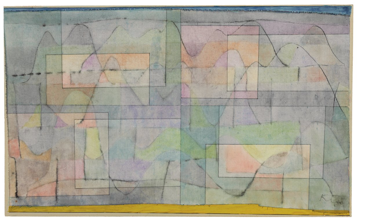 Osada v Hill Country; Siedlung im Hugelland od Paul Klee