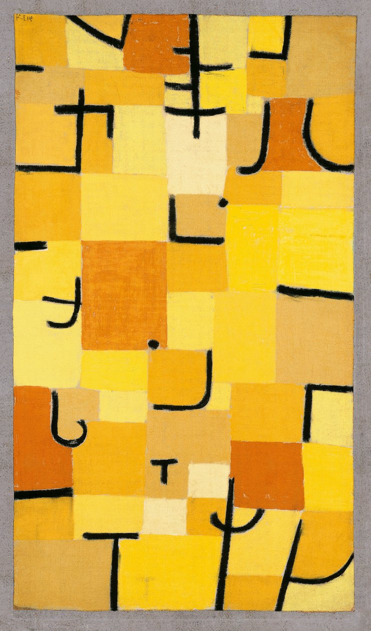 Žluté značky, 1937. od Paul Klee