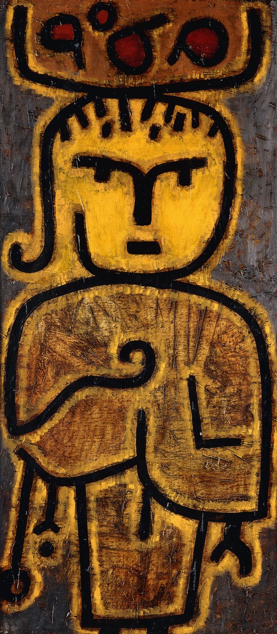 Malý zelený hokynář; Malý manipulátor s ovocem od Paul Klee