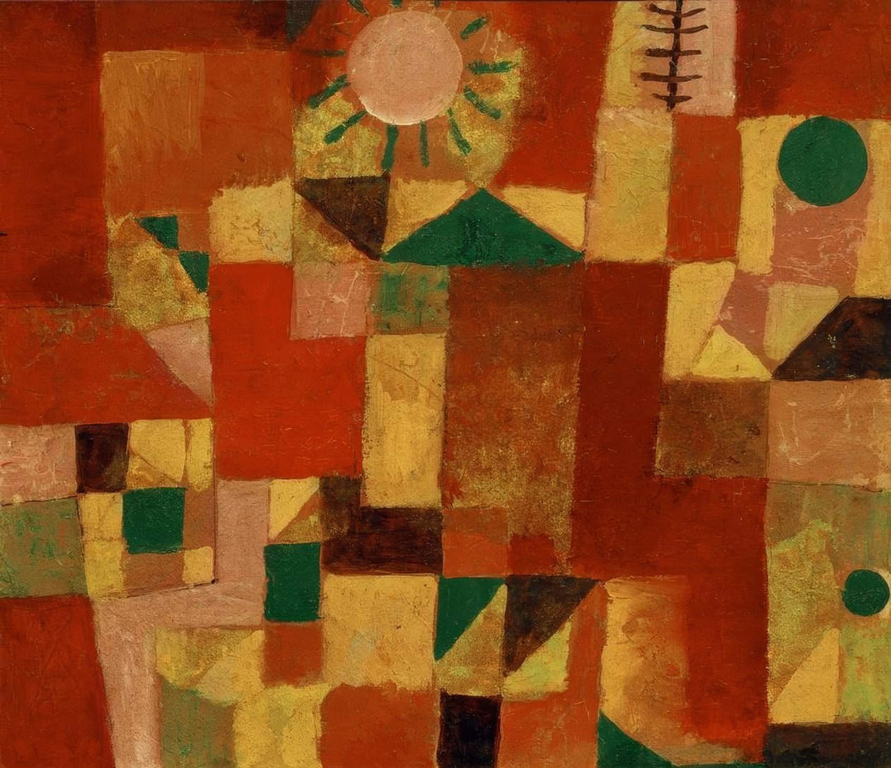 Sluneční zlato od Paul Klee