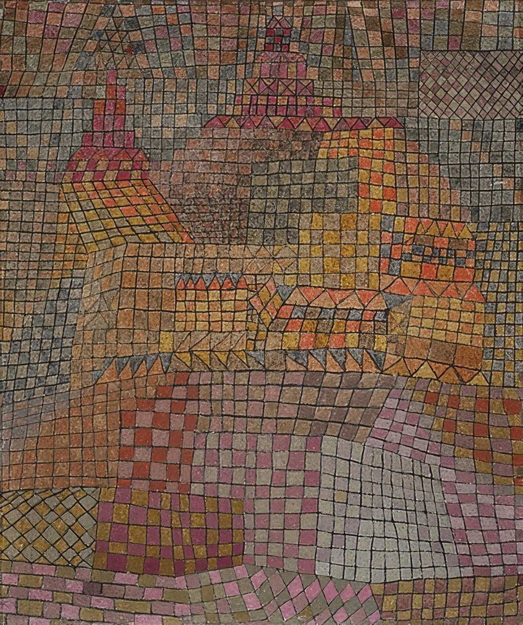 Městský zámek Kr. 1932 od Paul Klee