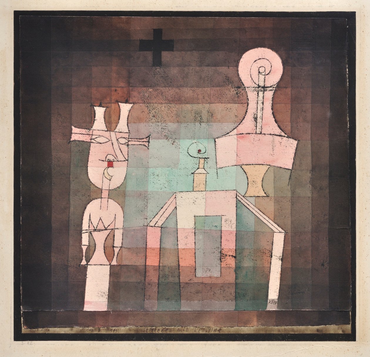 Zátiší se sochami Zátiší se sochami, 1923. od Paul Klee