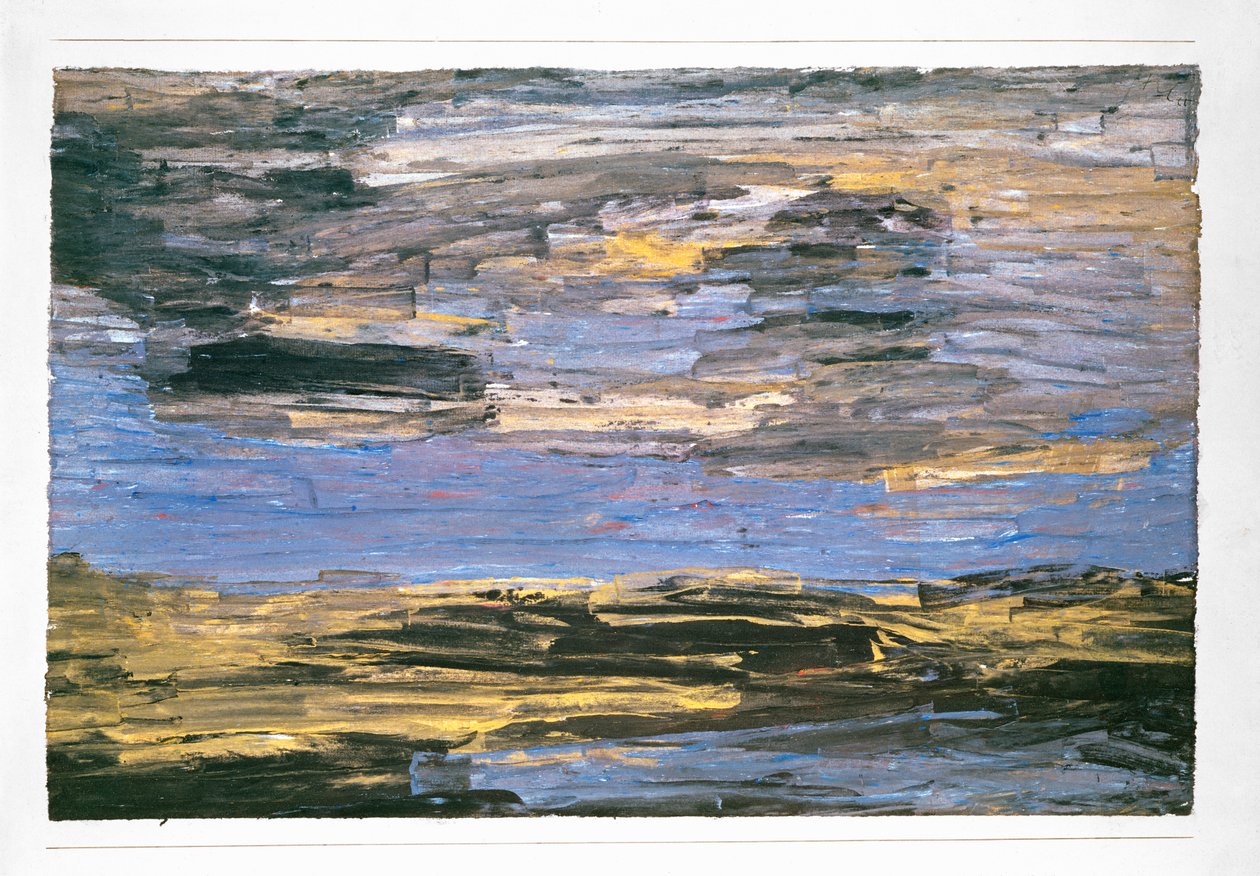 Bouře nad plání od Paul Klee