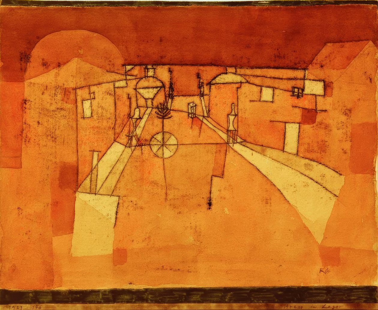 Ulice ve skladu od Paul Klee