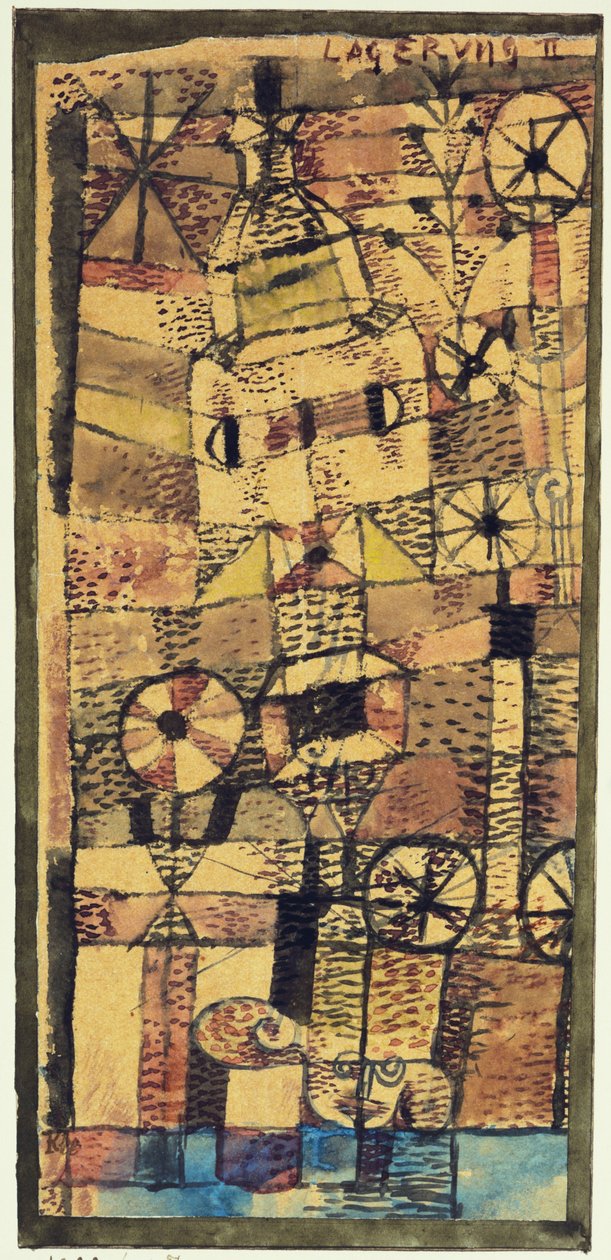 Stratifikace II od Paul Klee