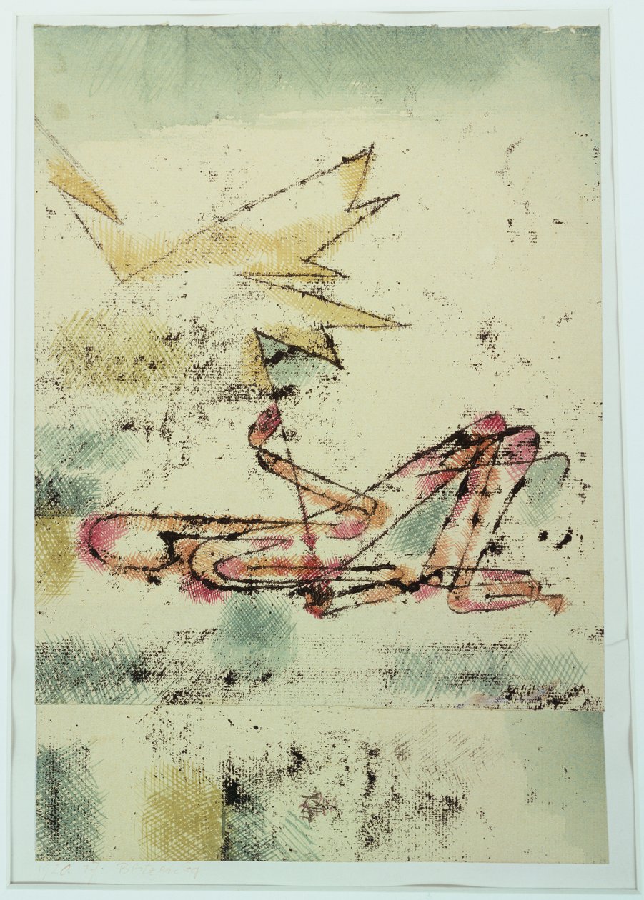 Zasažen bleskem od Paul Klee