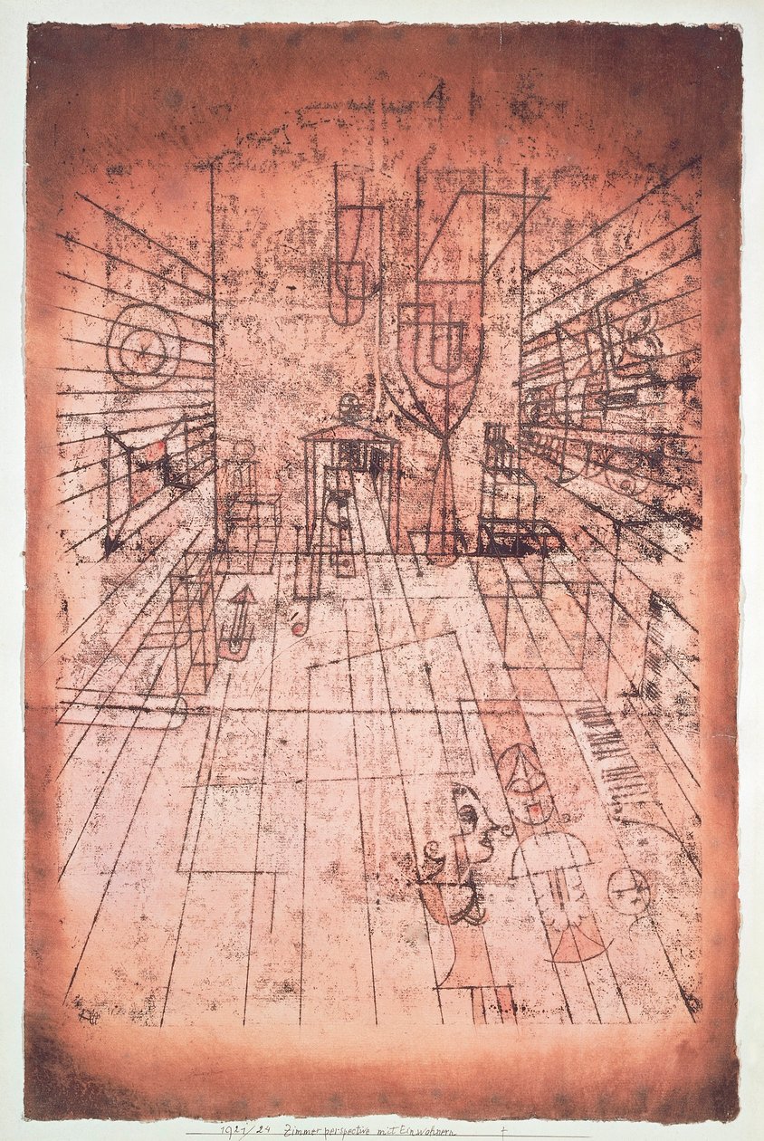 Švýcarsko, Bern, Perspektiva pokoje s obyvateli od Paul Klee