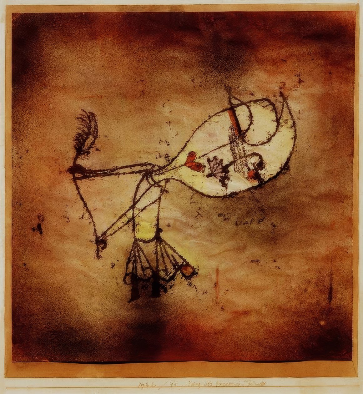 Tanec truchlícího dítěte od Paul Klee