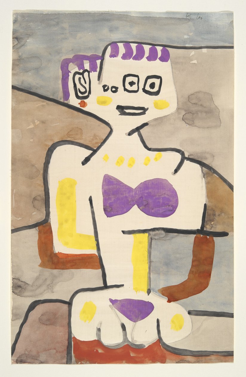 Dívka na severu, cca 1939 (akvarel) od Paul Klee