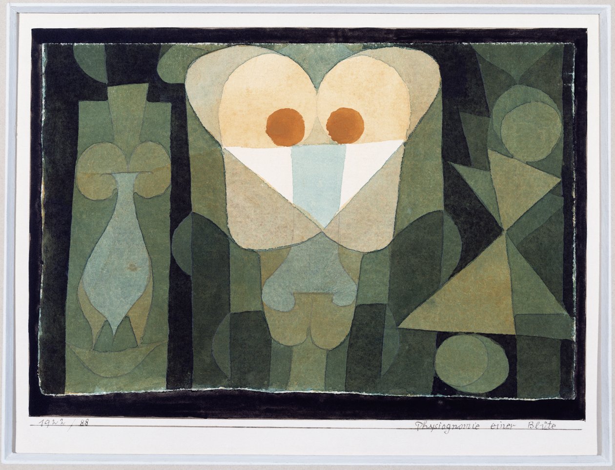 Fyziognomie krevní buňky od Paul Klee
