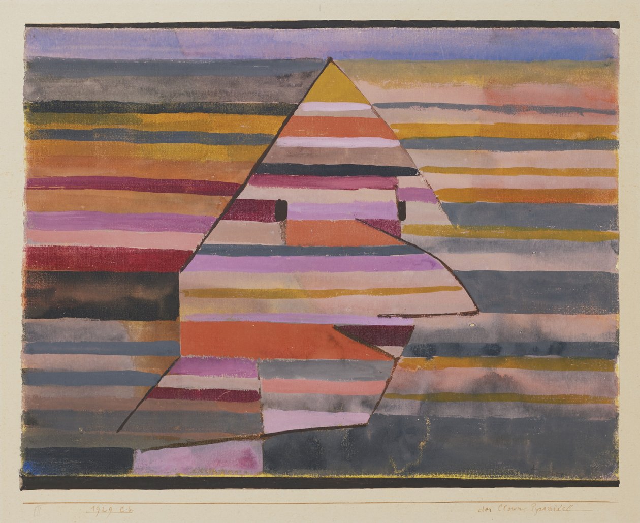Pyramidový klaun od Paul Klee