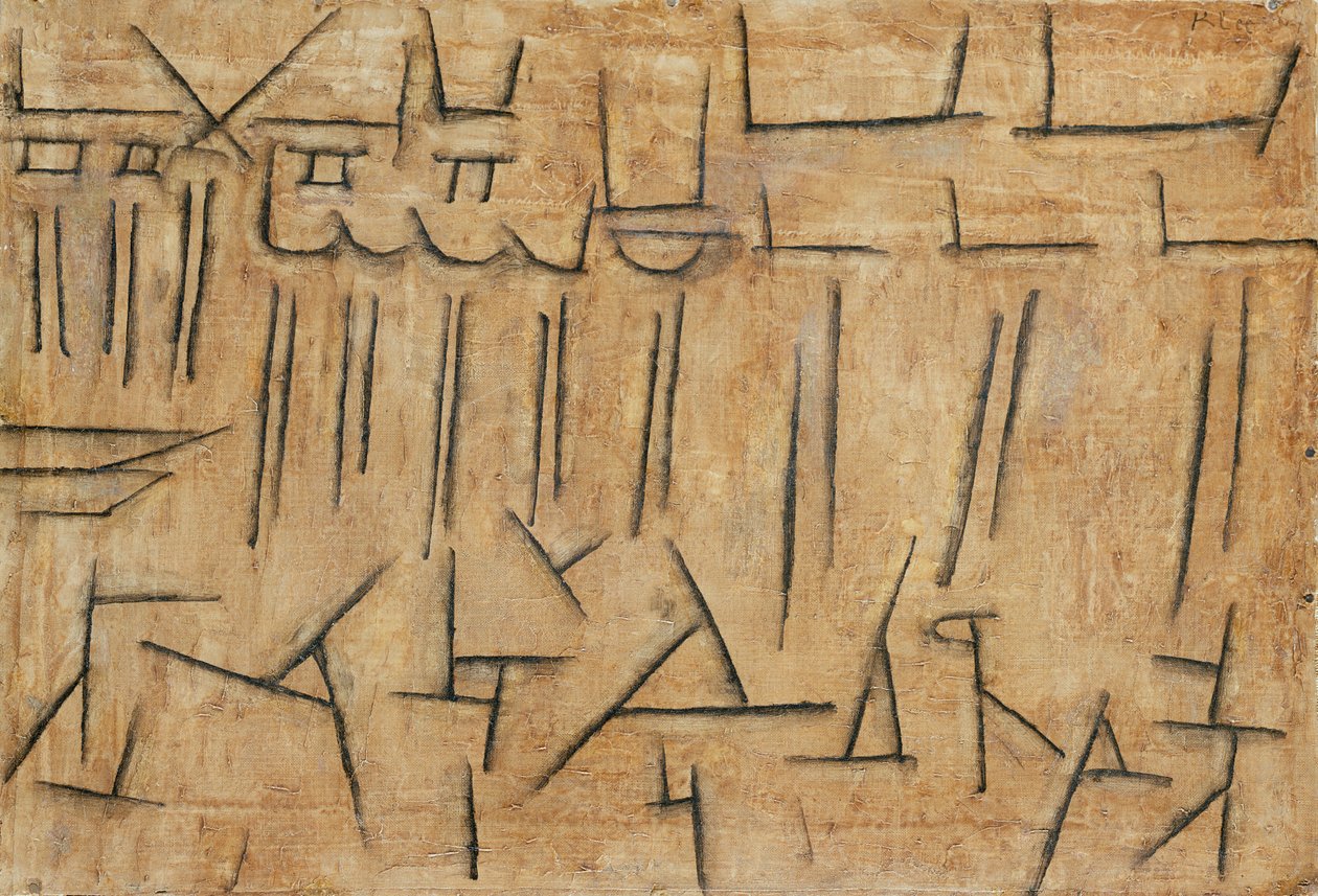 Chrámový festival od Paul Klee