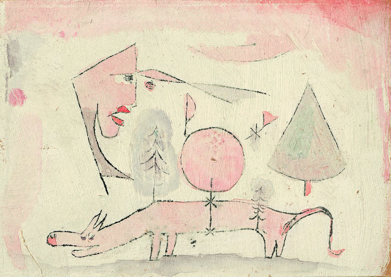 Nestydaté zvíře, 1920 od Paul Klee