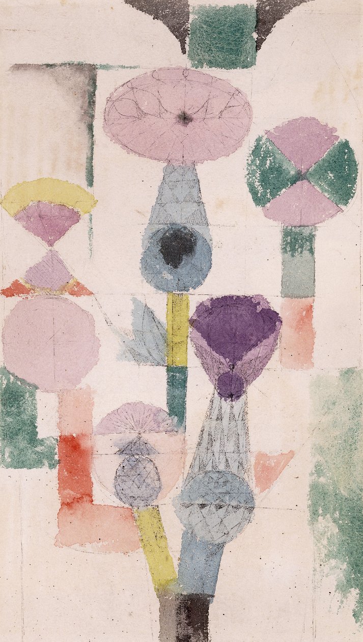 Bodlák květ; Distelblute od Paul Klee