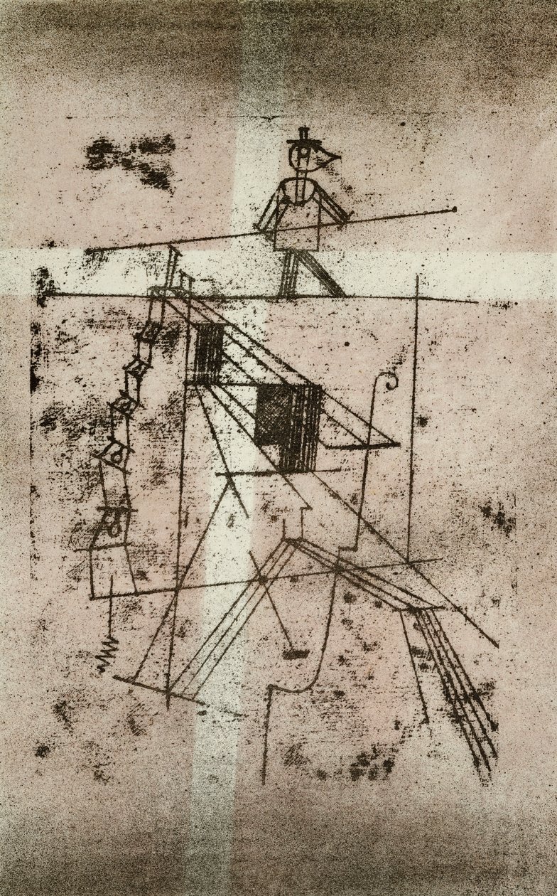 Provazochodec; Seiltanzer (Kornfeld 95 IV b) od Paul Klee