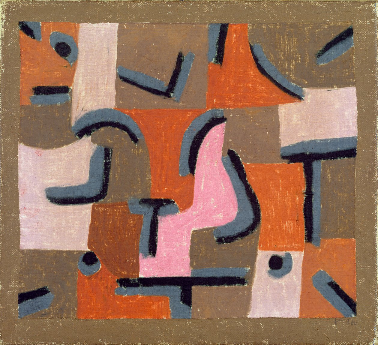 Centrum města od Paul Klee