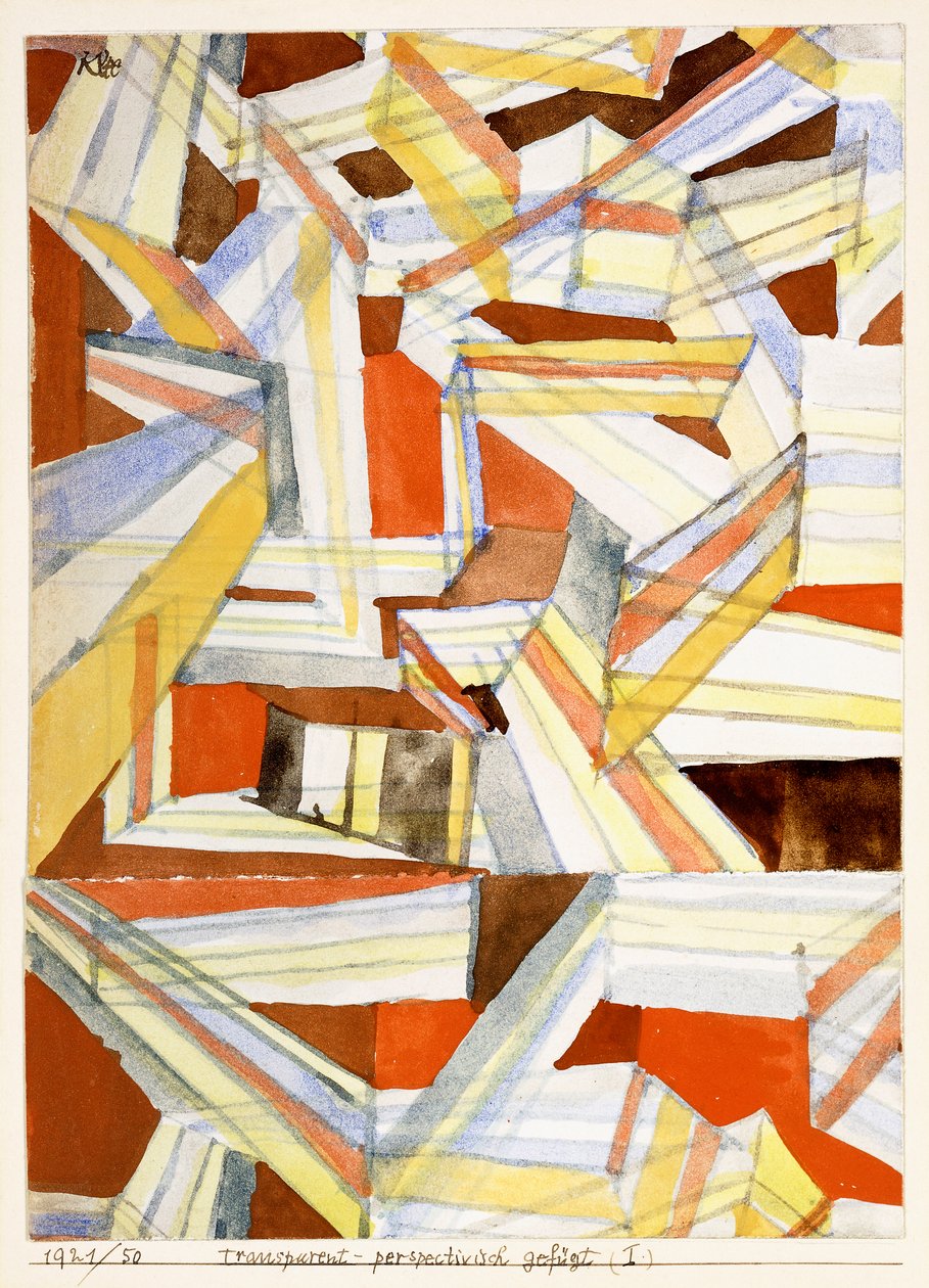 Transparentní perspektivní bod od Paul Klee