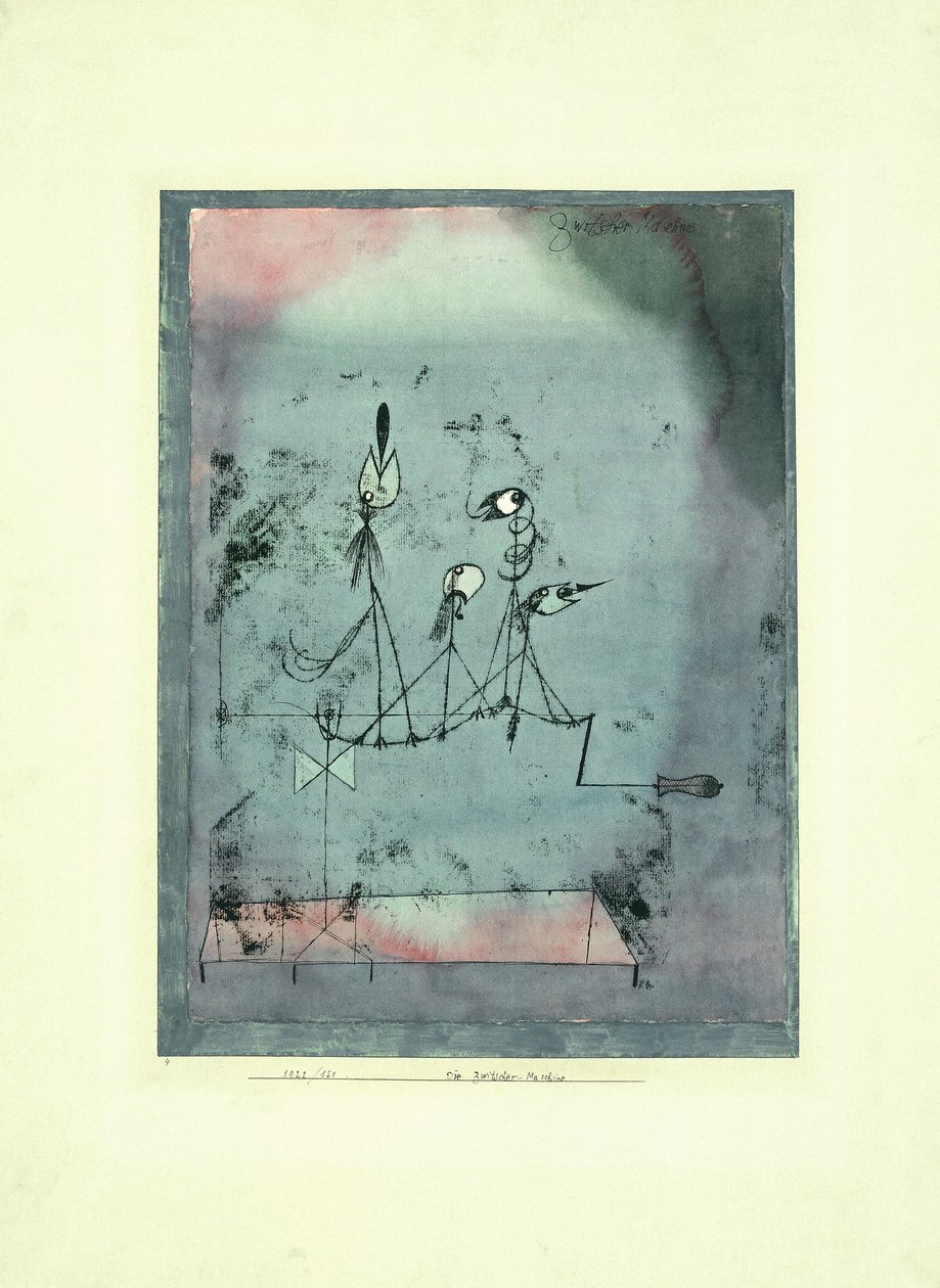 Twitterovací stroj od Paul Klee