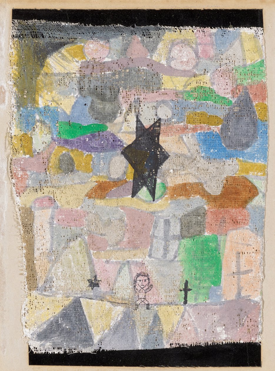 Pod černou hvězdou, 1918. od Paul Klee