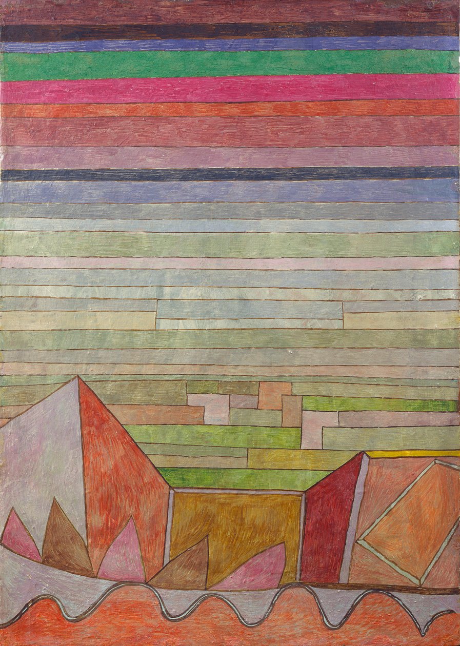 Pohled do úrodné země Blick v das Fruchtland, 1932. od Paul Klee