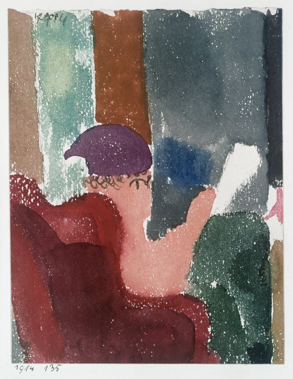 Fialová čepice od Paul Klee