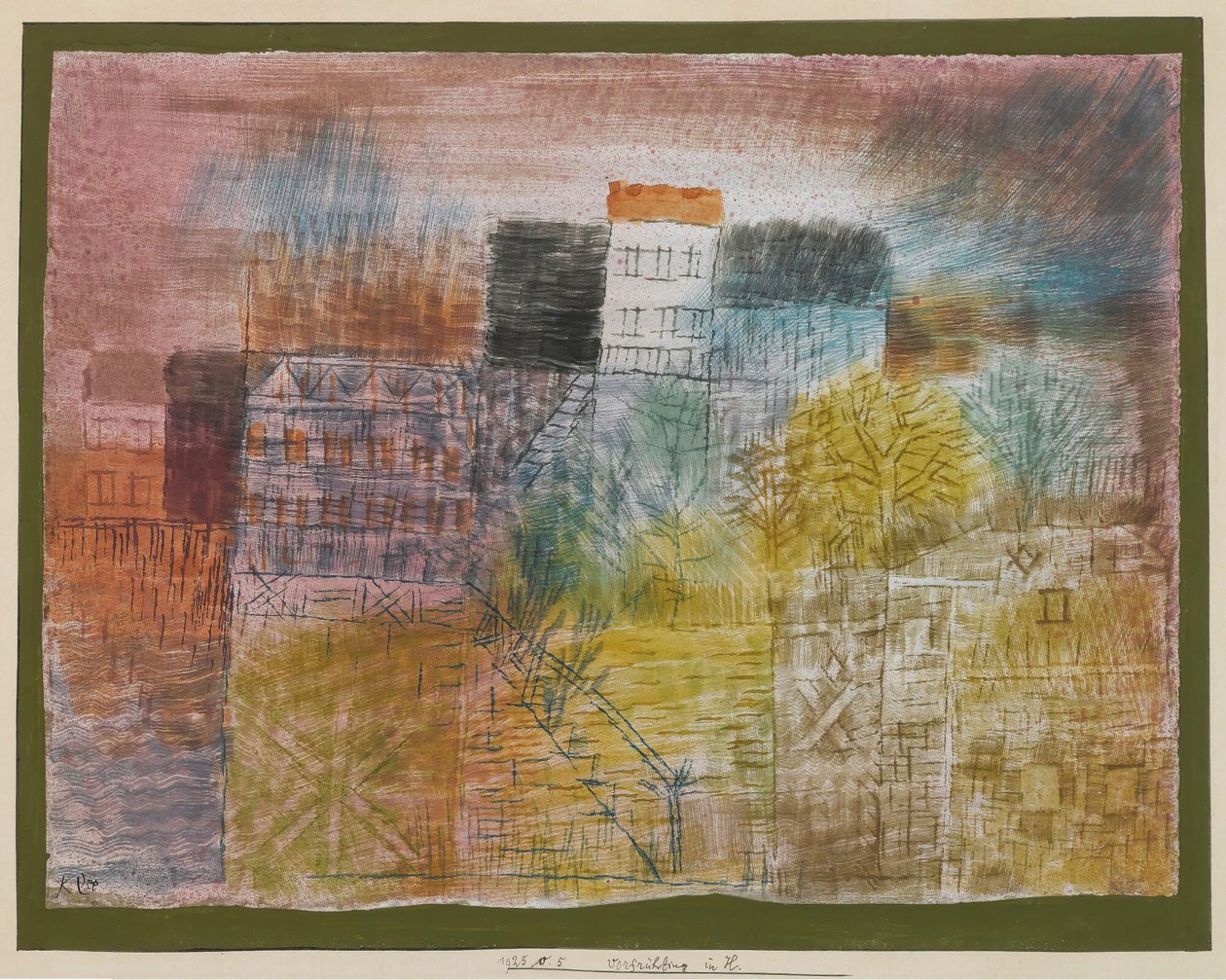 Vorfrühling v H. Předjaří v H., 1925. od Paul Klee