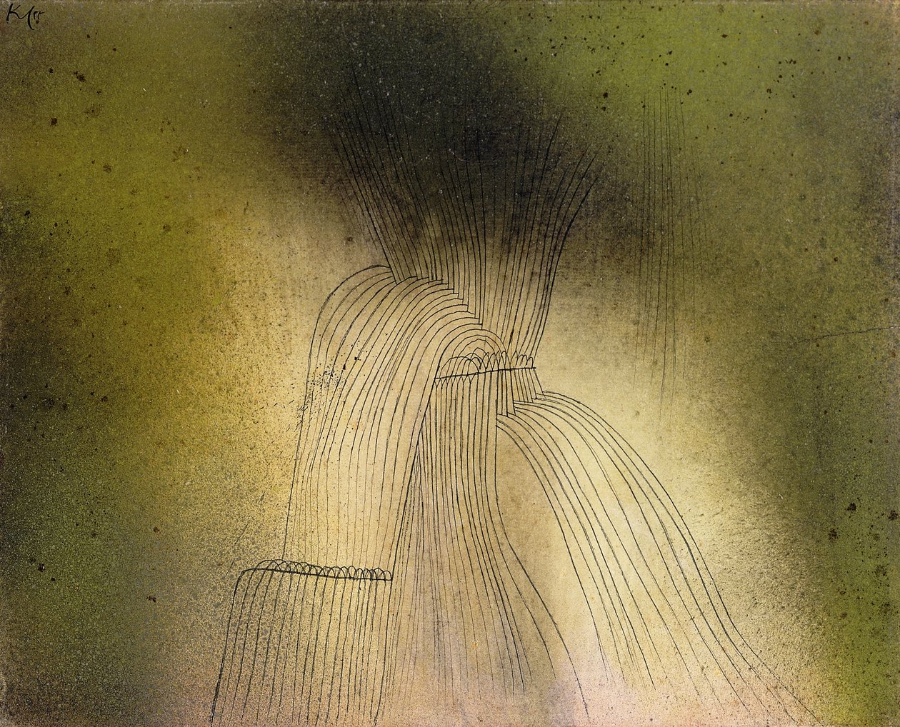 vodopád vodopád od Paul Klee