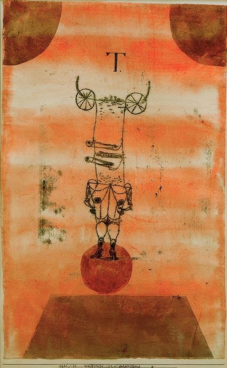 Ďábel, vládnoucí světu od Paul Klee