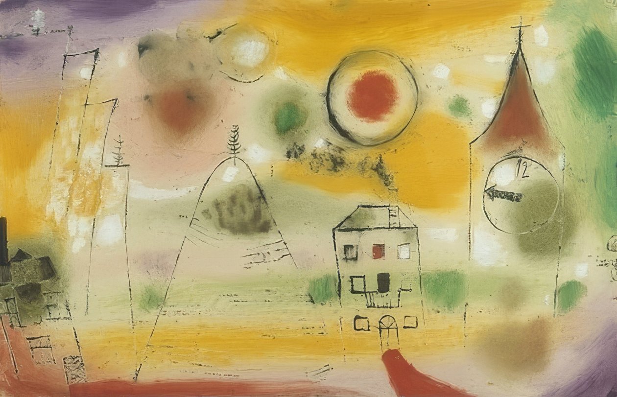 Zimní den, těsně před polednem. 1922 od Paul Klee