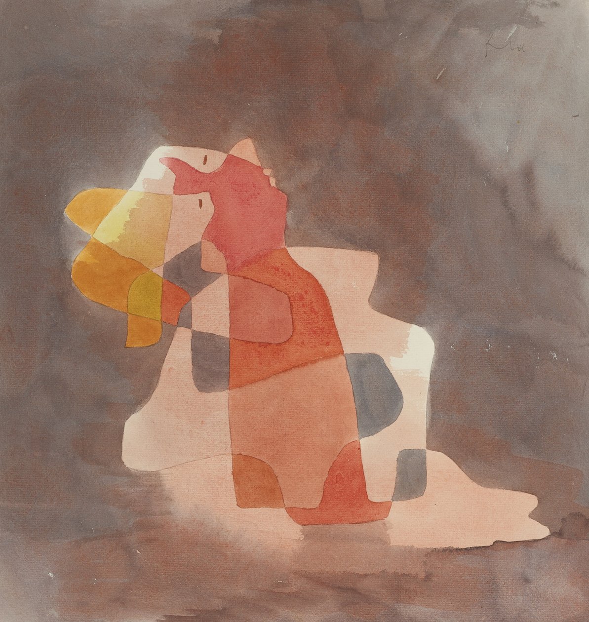 Žena opřená, 1929 od Paul Klee