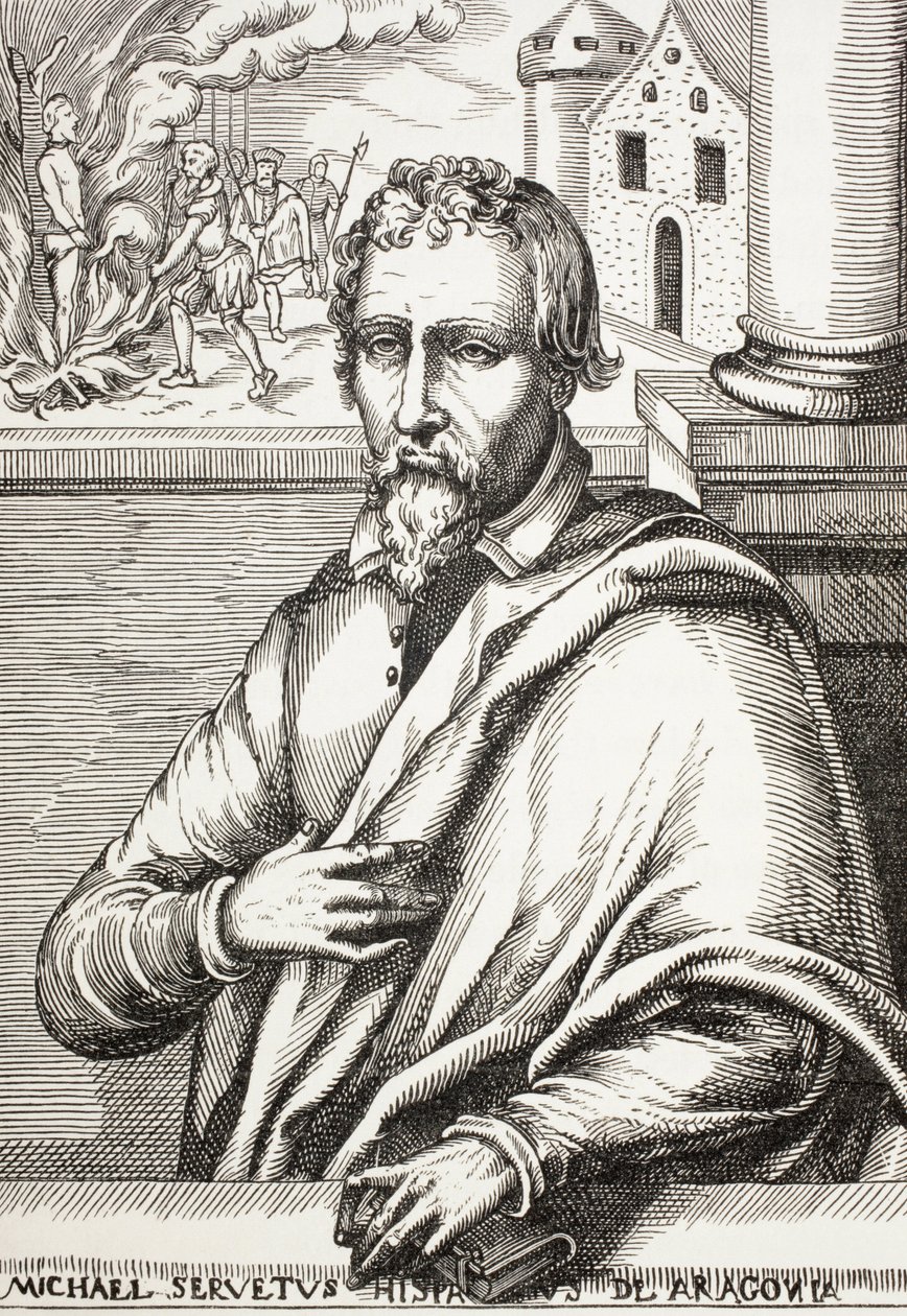 Michael Servetus, známý také jako Miguel Servet nebo Miguel Serveto od Paul Lacroix