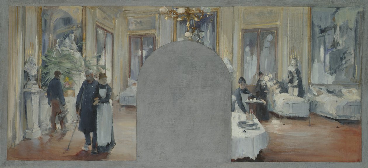 Interiér divadla Francais, 1871 od Paul Louis Delance