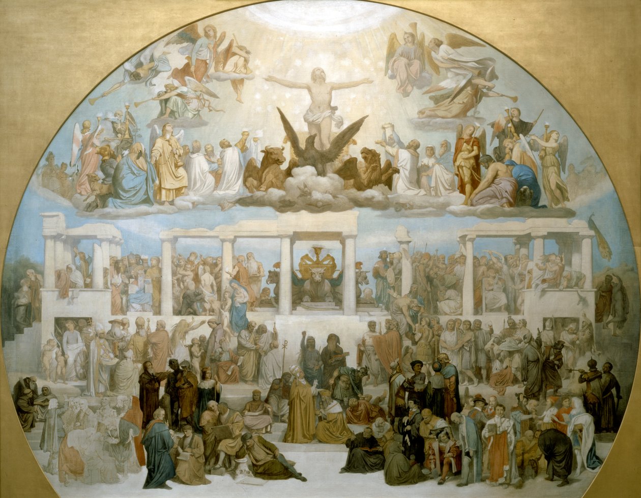 Sociální palingeneze (náčrt). 1848. (olej na plátně) od Paul Marc Joseph Chenavard