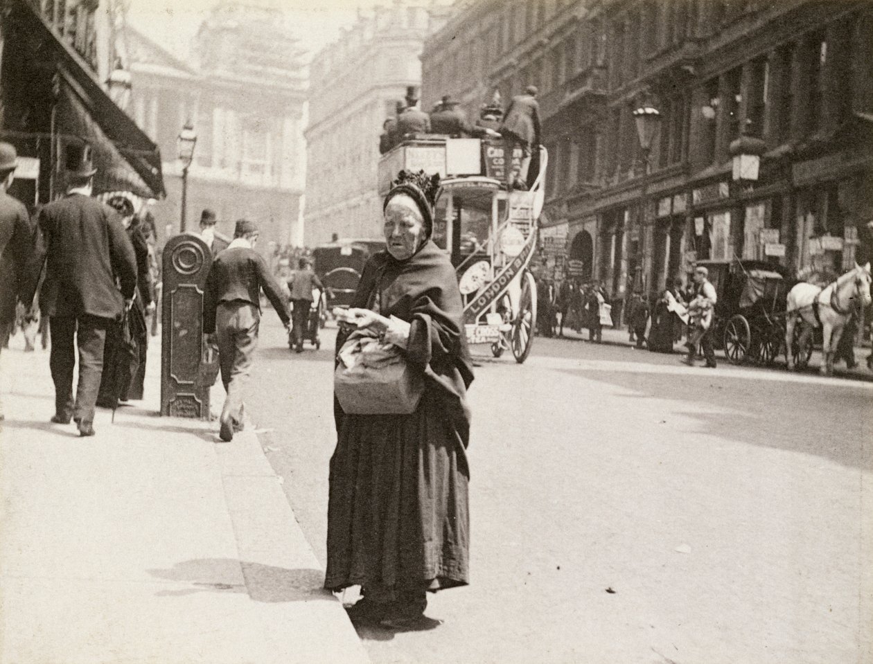 Prodejce zápalek, Ludgate Hill, Londýn, 1893 od Paul Martin